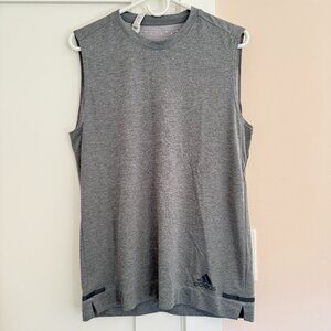 Adidas Tank Top Gray Size M Reflective Stripes